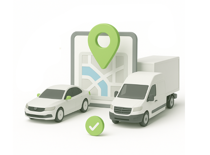 EasyTrack GPS Vehicle Tracking Live Map App Interface